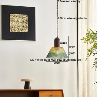 Celako™ Ampora Pendant Light | Glass Bedroom Lighting