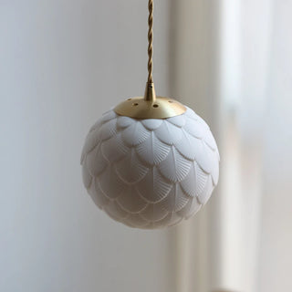 Celako™ Opalla Pendant Light | Ceramic Bedside Lighting