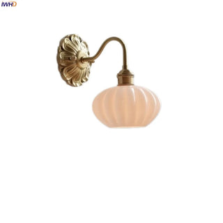 Celako™ Kabocha Wall Light | Glass Wabi Sabi Modern Living Room Lighting