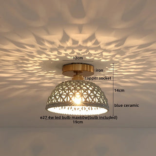 Celako™ Concava Ceiling Light | Ceramic Kitchen Island Lighting