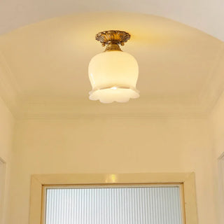 Celako™ Auresta Ceiling Light | Copper Resin Living Room Lighting