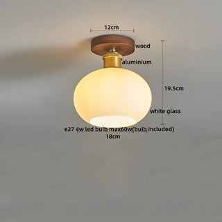 Celako™ Auriel Ceiling Light | Glass Dining Room Lighting