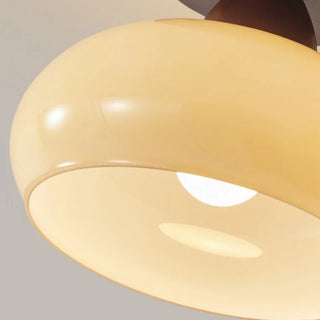 Celako™ Mellune Ceiling Light | Milky Yellow Glass Bedroom Lighting