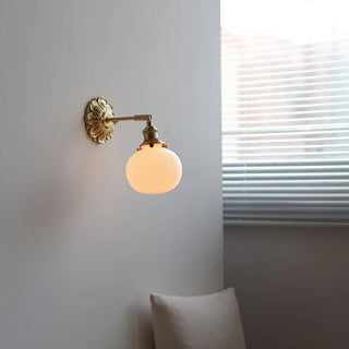 Celako™ Kabocha Wall Light | Glass Wabi Sabi Modern Living Room Lighting