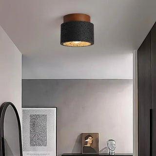 Celako™ Traverra Ceiling Light | Black Travertine Living Room Lighting