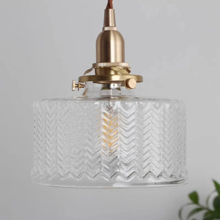 Celako™ Vitralla Pendant Light | Clear Glass Vintage