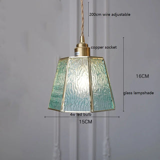 Celako™ Vetra Pendant Light | Glass Dining Room Lighting