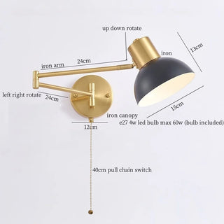 Celako™ Linevo Wall Light | Iron Contemporary Bedroom Lighting