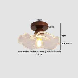 Celako™ Ambelis Ceiling Light | Amber Glass Living Room Lighting