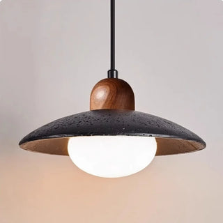 Celako™ Petralume Pendant Light | Black Travertine Kitchen Island Lighting