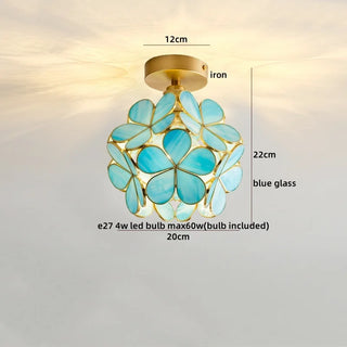 Celako™ Orbella Ceiling Light | Copper Glass Kitchen Island Lighting