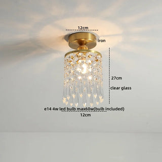 Celako™ Opalise Ceiling Light | Glass Copper Kitchen Island Lighting
