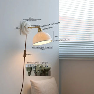 Celako™ Albaterra Wall Light | Copper Bedroom Lighting