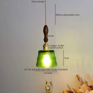 Celako™ Glacelle Pendant Light | Glass Stone Kitchen Island Lighting
