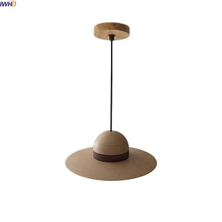 Celako™ Cylindra Pendant Light | Wood Dining Room Lighting