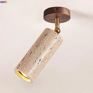 Celako™ Aurelapis Ceiling Light | Yellow Travertine Kitchen Island Lighting