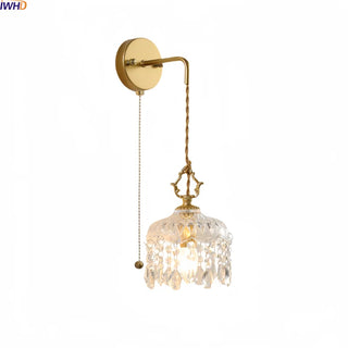 Celako™ Aurique Wall Light | Glass Bedside Lighting