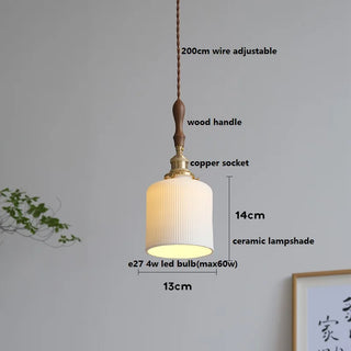 Celako™ Cervine Pendant Light | Ceramic Dining Room Lighting