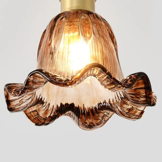 Celako™ Ambrelle Pendant Light | Glass Bedroom Lighting