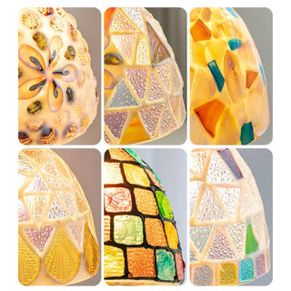 Celako™ Nacrina Pendant Light | Resin And Shell Kitchen Island Lighting