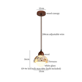 Celako™ Incrusta Pendant Light | Terrazzo Kitchen Island Lighting