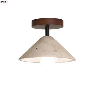 Celako™ Traverna Ceiling Light | Yellow Travertine Kitchen Island Lighting