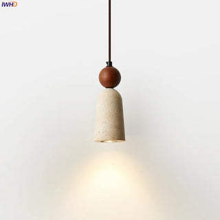 Celako™ Tiburine Pendant Light | Yellow Travertine Kitchen Island Lighting