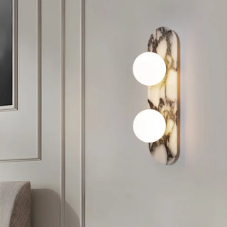 Celako™ Marbelle Wall Light | Bulgari Marble Bedroom Lighting