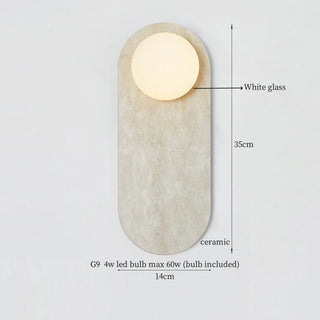 Celako™ Ceralume Wall Light | Ceramic Living Room Lighting