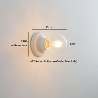Celako™ Cerula Wall Light | Ceramic Bedside Lighting