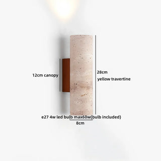 Celako™ Pietra Wall Light | Stone Bedside Lighting
