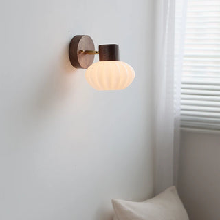 Celako™ Aurae Wall Light | Glass Bedside Lighting