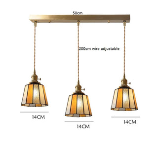 Celako™ Korae Pendant Light | Glass Dining Room Lighting