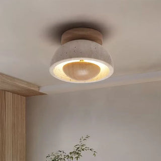 Celako™ Amberine Ceiling Light | Yellow Travertine Kitchen Island Lighting