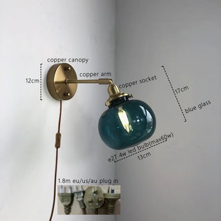 Celako™ Candescent Wall Light | Copper Bedroom Lighting