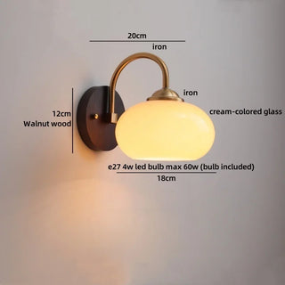 Celako™ Tavira Wall Light | Glass Bedside Lighting