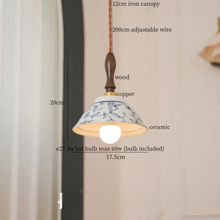 Celako™ Ceravelle Pendant Light | Ceramic Mid Century Modern Living Room Lighting