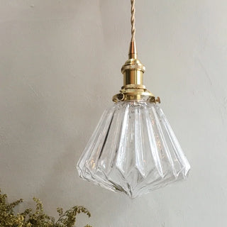 Celako™ Plissia Pendant Light | Glass Stone Kitchen Island Lighting