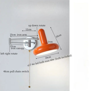 Celako™ Nacera Wall Light | Iron Art Bedroom Lighting