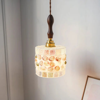 Celako™ Nacreum Pendant Light | Resin And Shell Kitchen Island Lighting