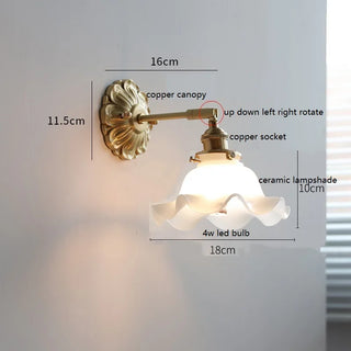 Celako™ Vesani Wall Light | Copper Bedroom Lighting