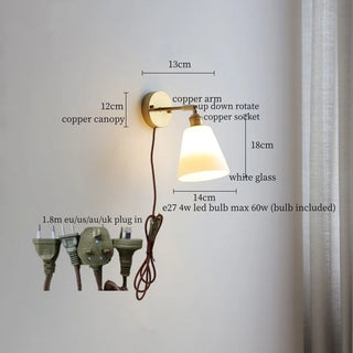 Celako™ Lunette Wall Light | Glass Nordic Modern Bedroom Lighting