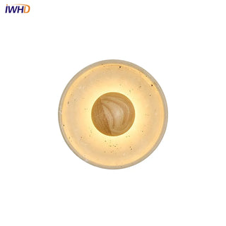Celako™ Solava Wall Light | Travertine Bedroom Lighting