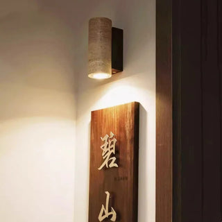 Celako™ Tavrin Wall Light | Yellow Travertine Japan Style