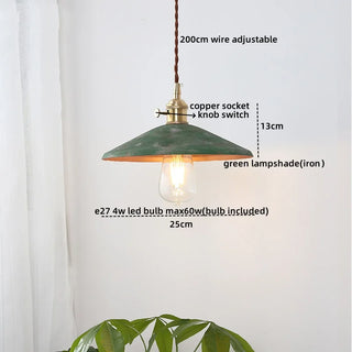 Celako™ Oxidium Pendant Light | Iron Vintage Bedroom Lighting