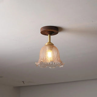 Celako™ Orbola Ceiling Light | Wood Glass Kitchen Island Lighting