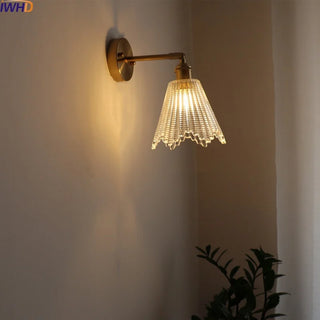 Celako™ Cupella Wall Light | Glass Bedroom Lighting