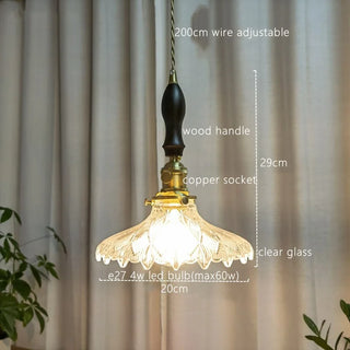 Celako™ Sencha Pendant Light | Green Glass Vintage Japan