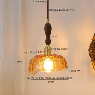 Celako™ Capsula Pendant Light | Glass Bedroom Lighting