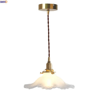 Celako™ Serenite Pendant Light | Glass French Vintage Bedroom Lighting